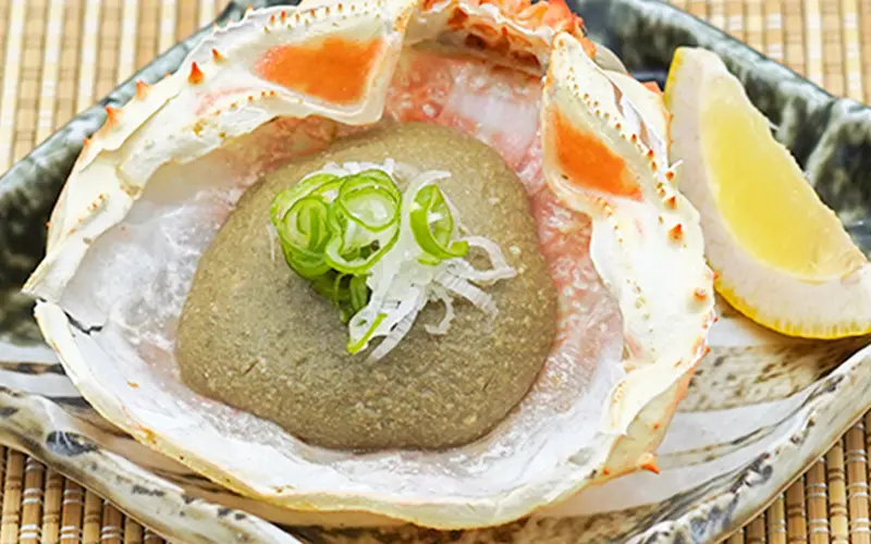 カニ味噌甲羅焼き